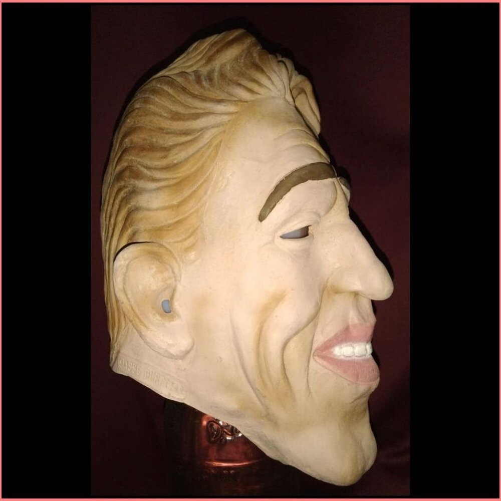 RARE 1996 Duracell Battery THE PUTTERMANS ROBOT DAD Adult Halloween Rubber Mask